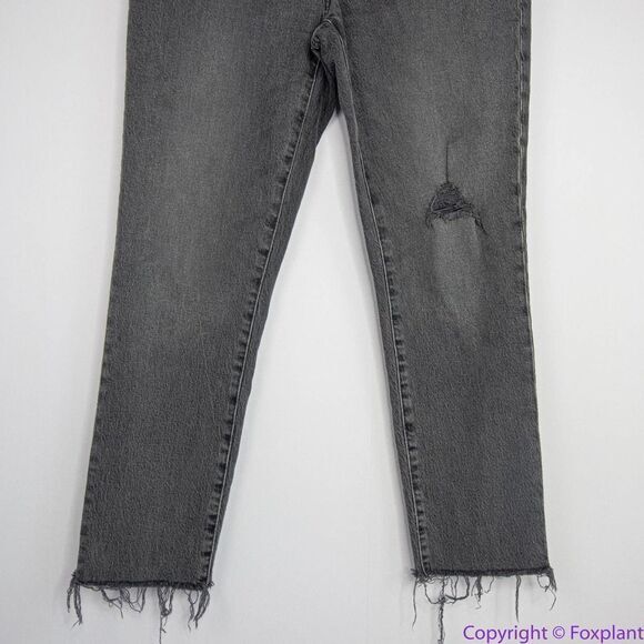 Madewell Perfect Vintage Jean in Cosner Wash: Knee-Rip Edition, women's size 27 - Picture 7 of 15